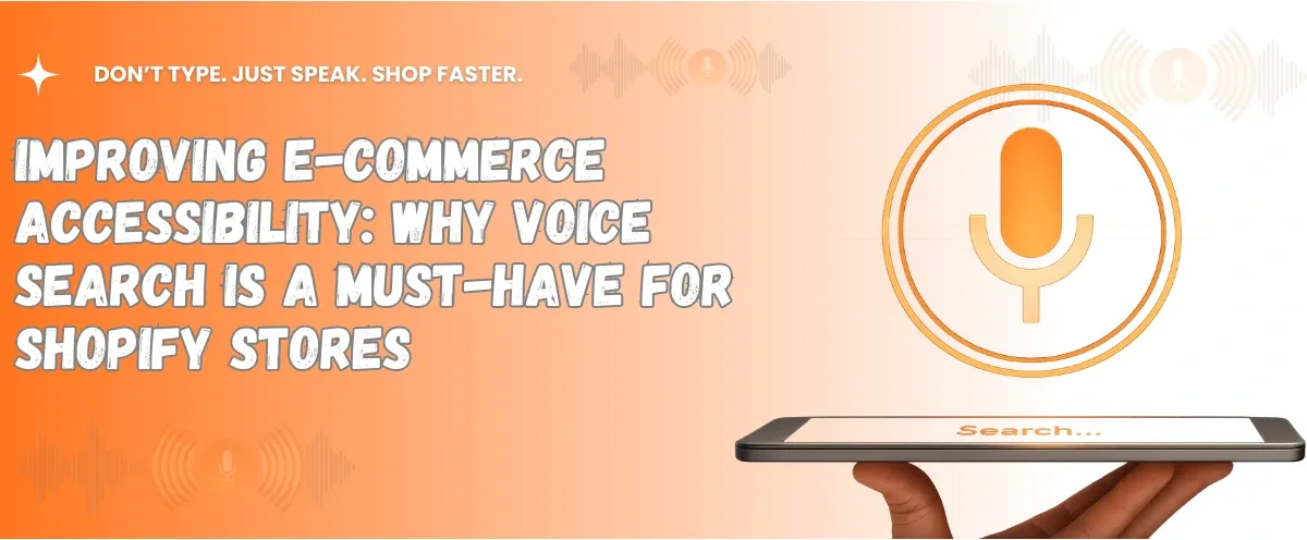 Shopify Voice Search App hands-free product search feature