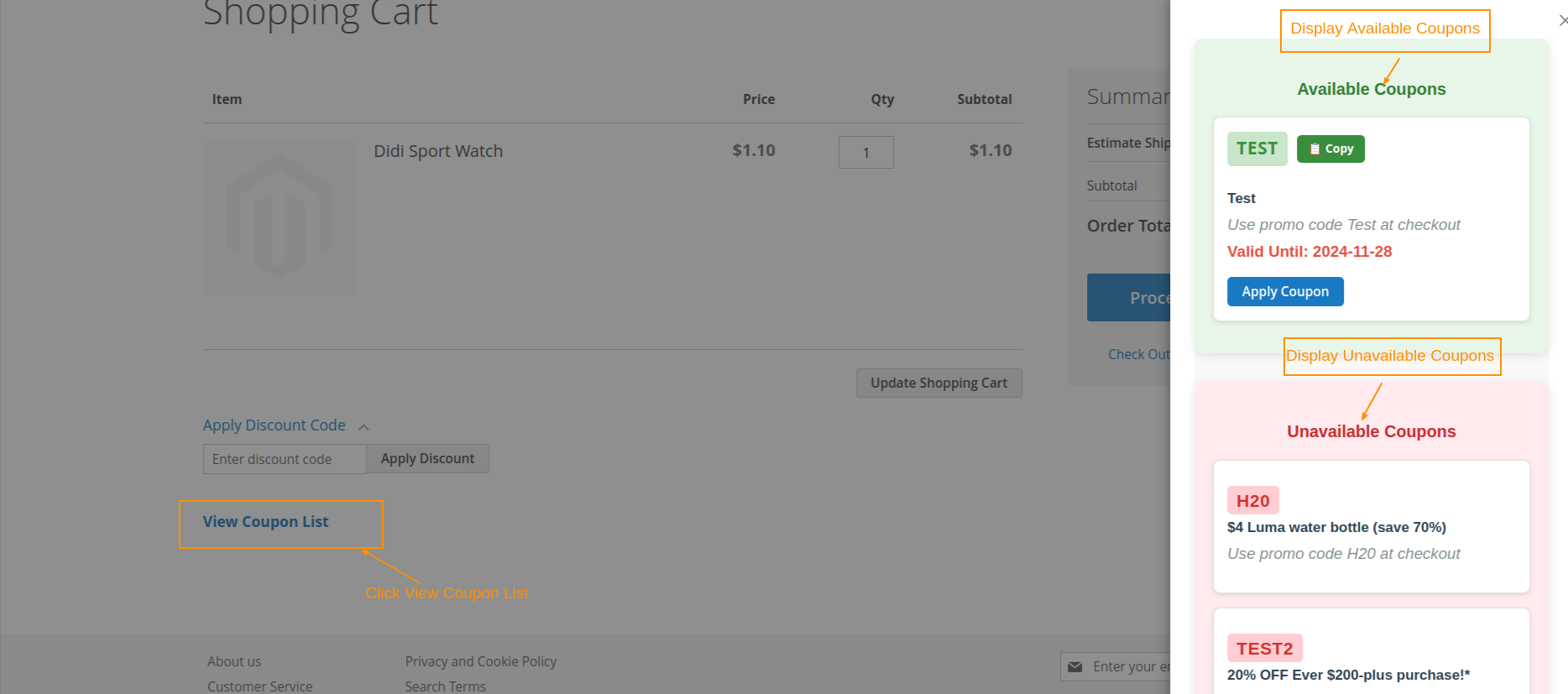 Extension Screenshot