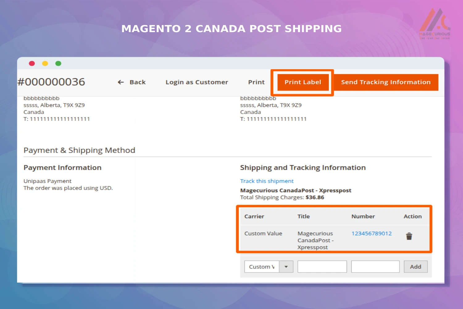 Extension Screenshot