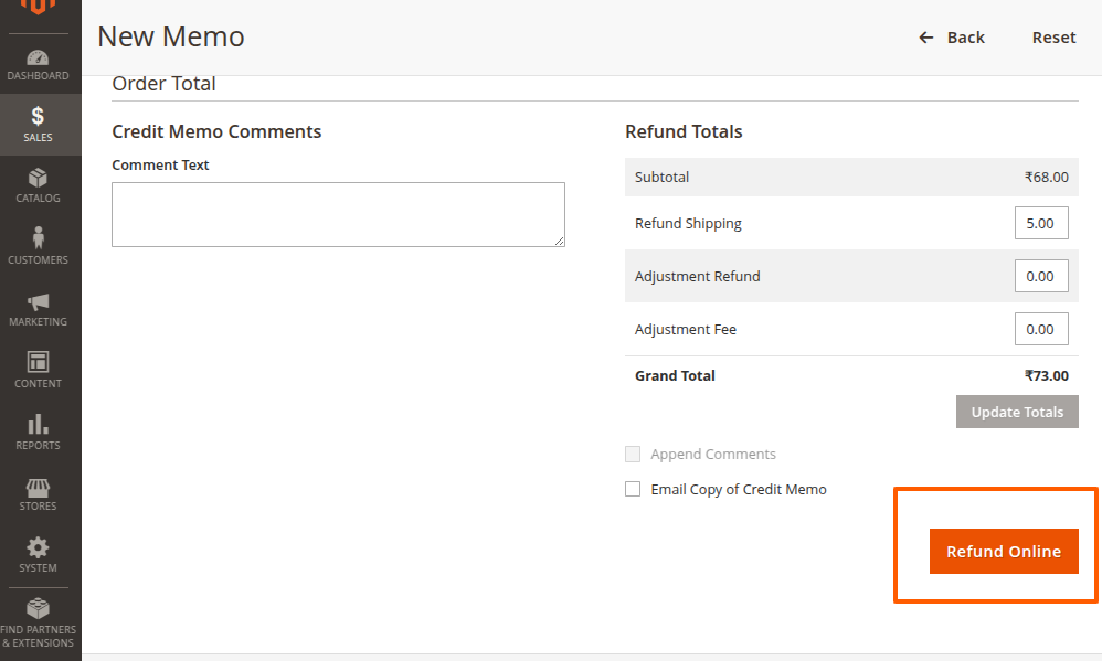 Extension Screenshot
