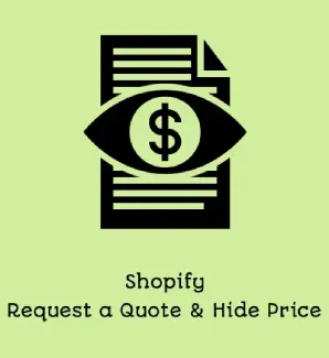 Request a Quote & Hide Price Shopify app