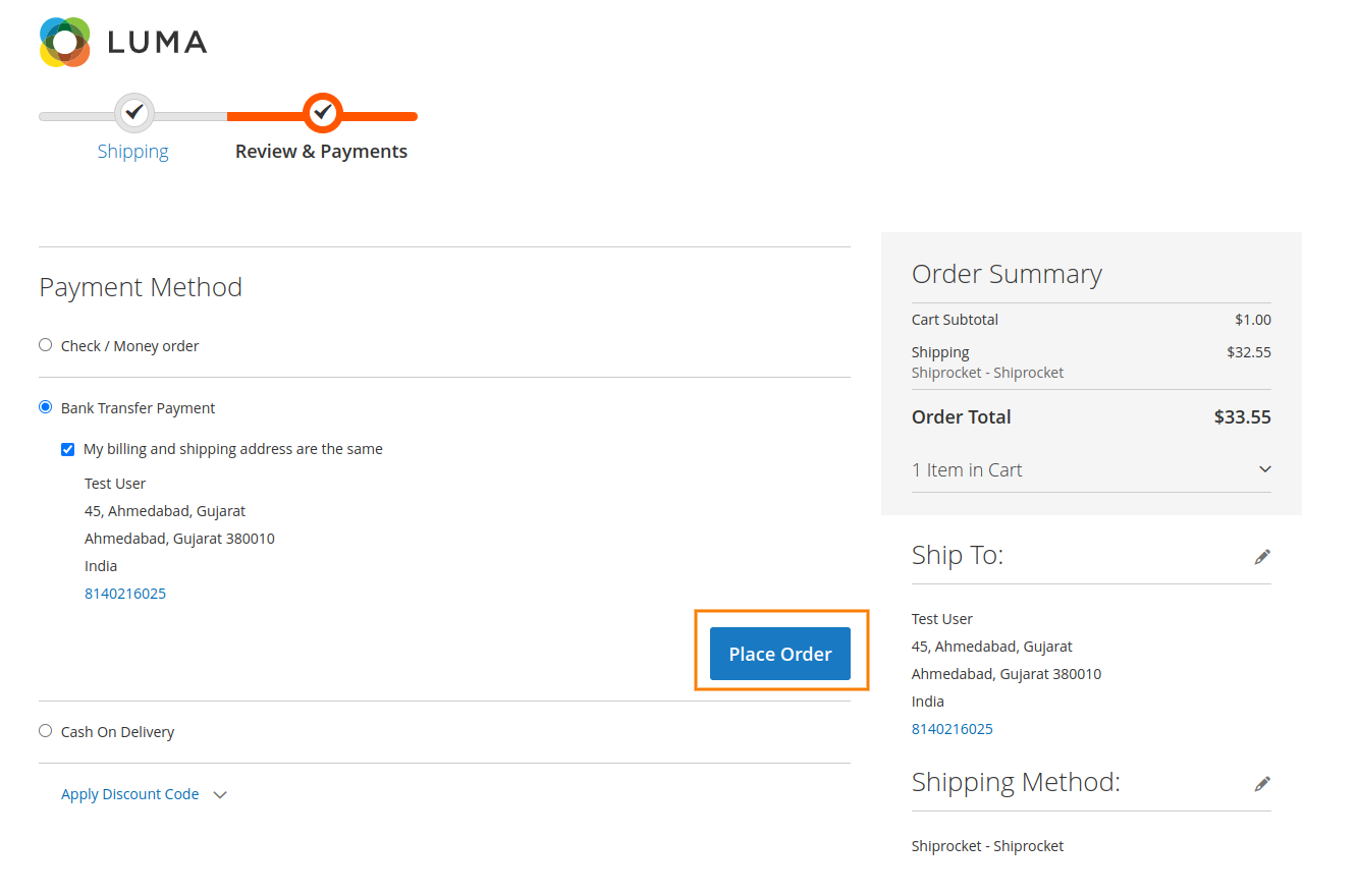 Extension Screenshot