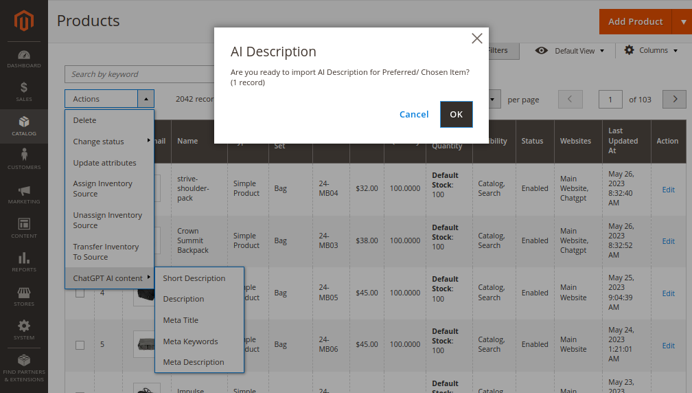 Extension Screenshot