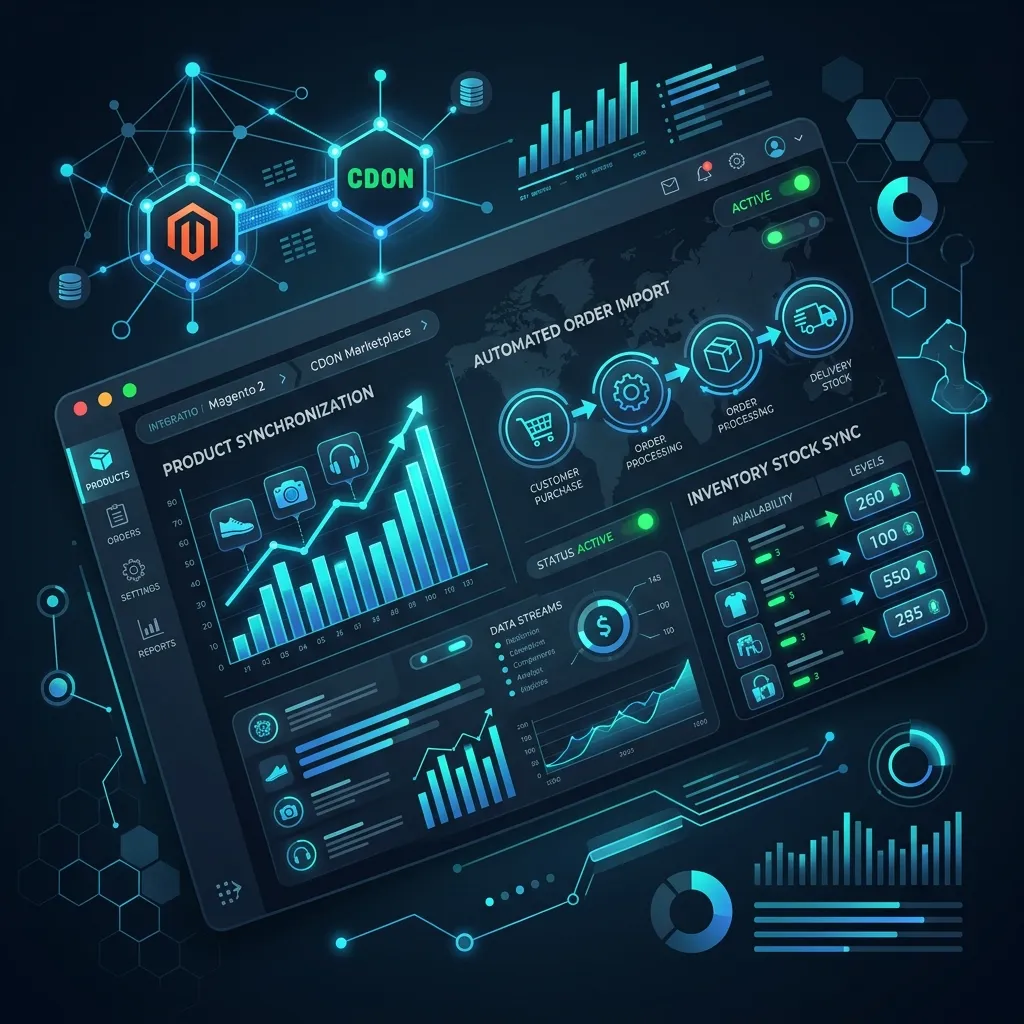 CDON Marketplace Magento 2 Integration Dashboard